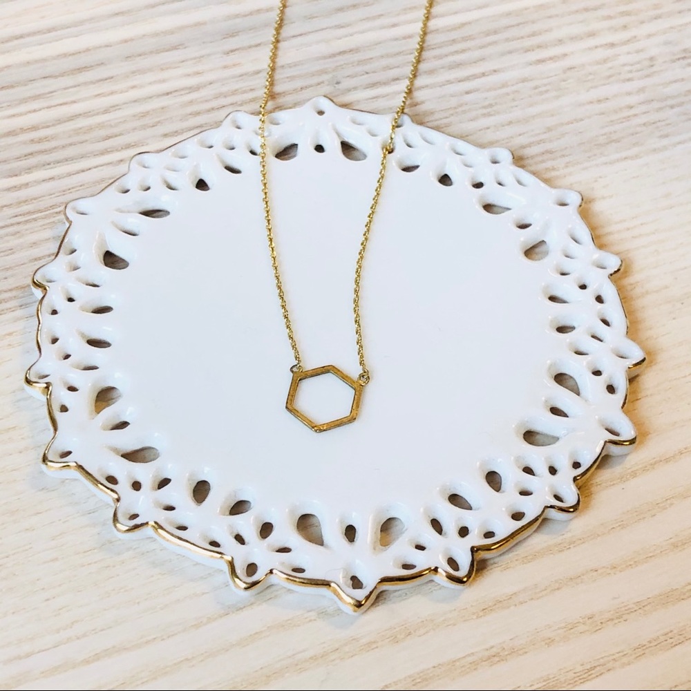 NECKLACE // Geo Pendant Necklace (16”)